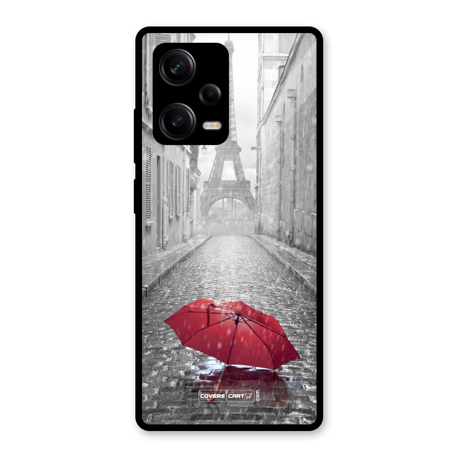 Umbrella Paris Glass Back Case for Redmi Note 12 Pro