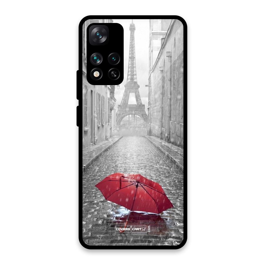 Umbrella Paris Glass Back Case for Xiaomi 11i HyperCharge 5G