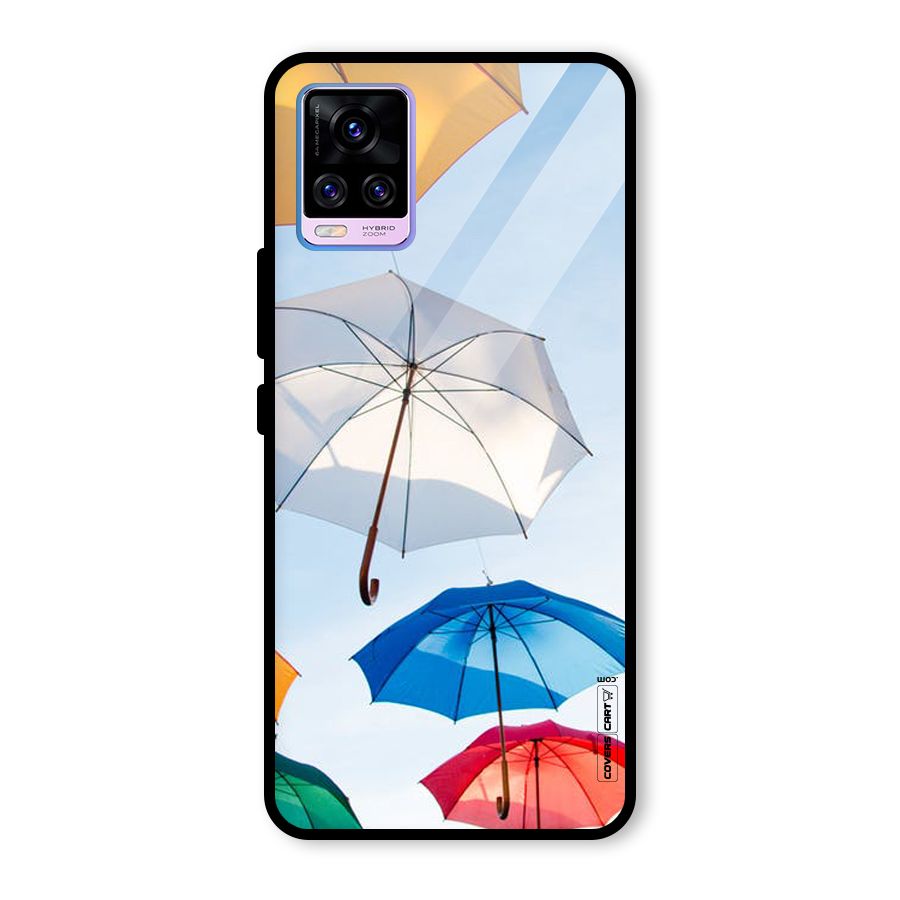 Umbrella Sky Glass Back Case for Vivo V20 Pro