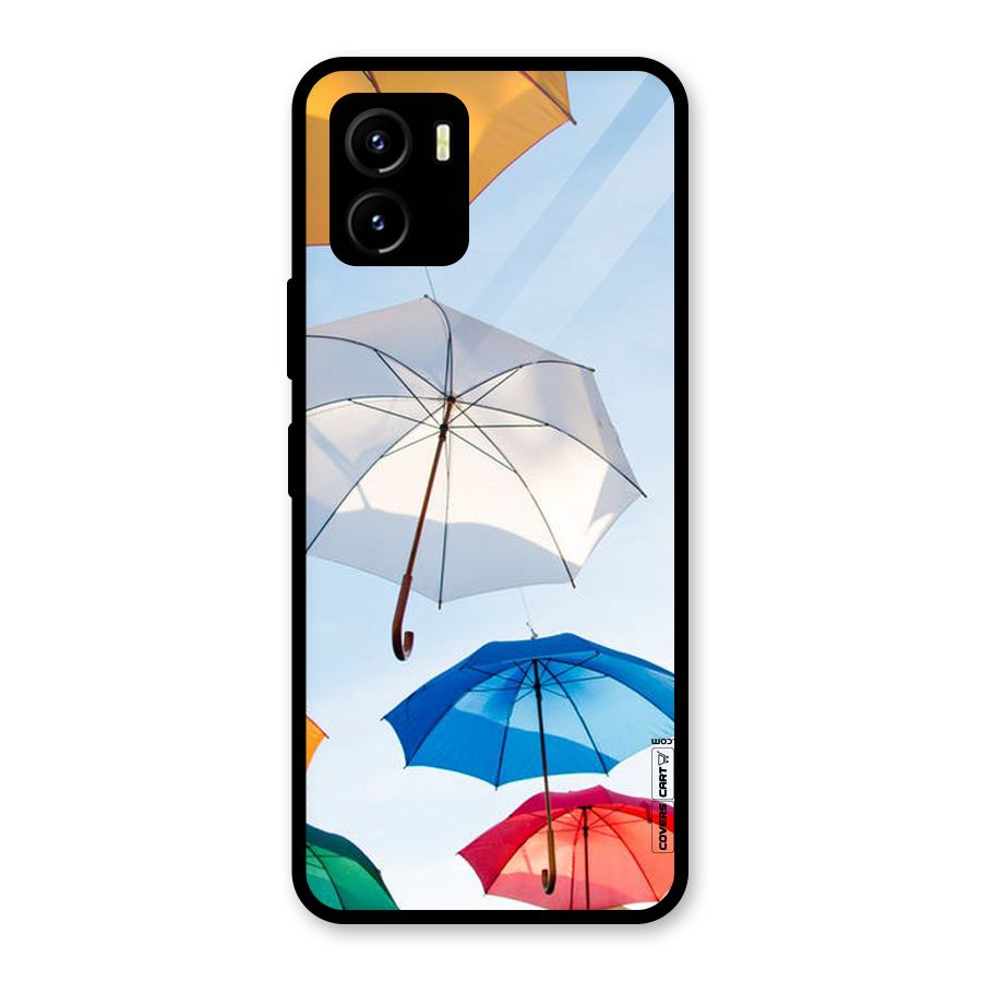 Umbrella Sky Glass Back Case for Vivo Y15s