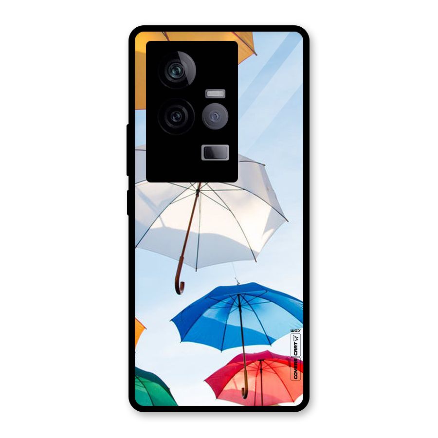 Umbrella Sky Glass Back Case for Vivo iQOO 11 5G