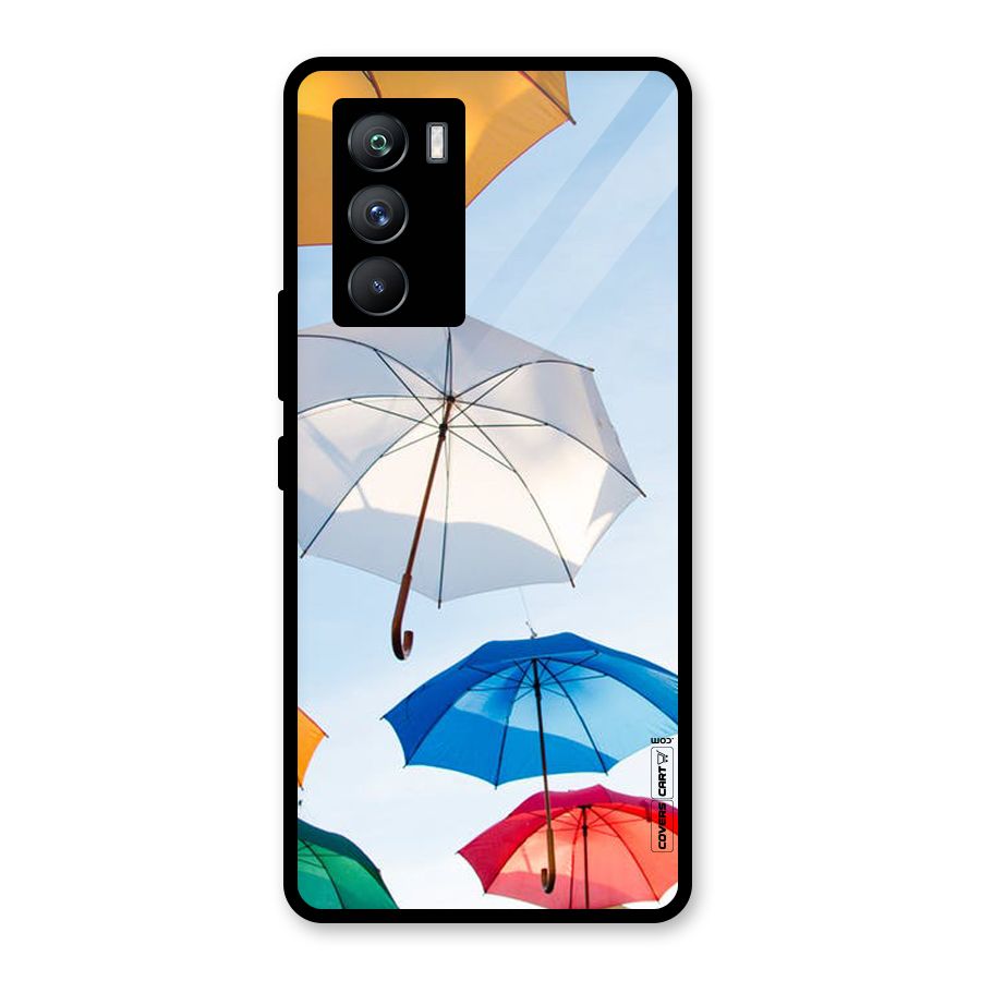 Umbrella Sky Glass Back Case for Vivo iQOO 9 SE