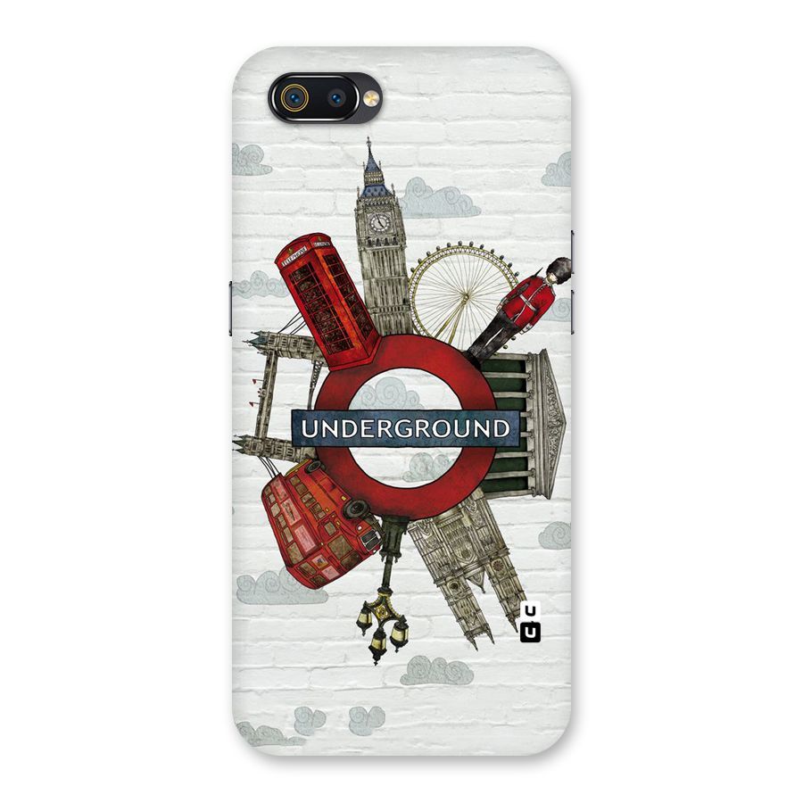 Underground Design Back Case for Realme C2