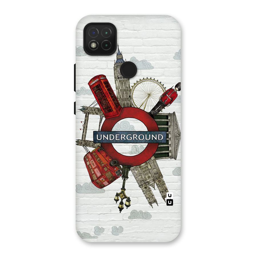 Underground Design Back Case for Redmi 9