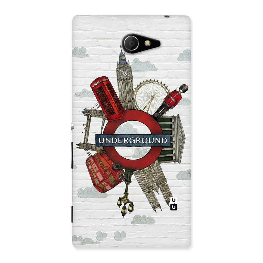 Underground Design Back Case for Sony Xperia M2
