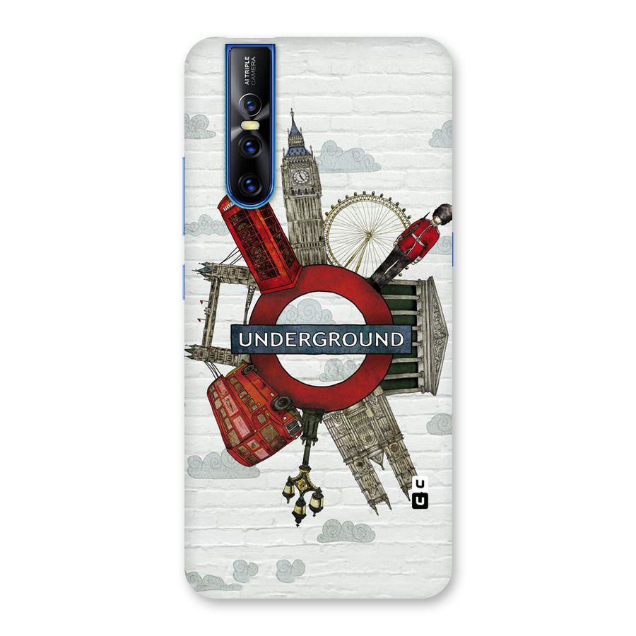 Underground Design Back Case for Vivo V15 Pro