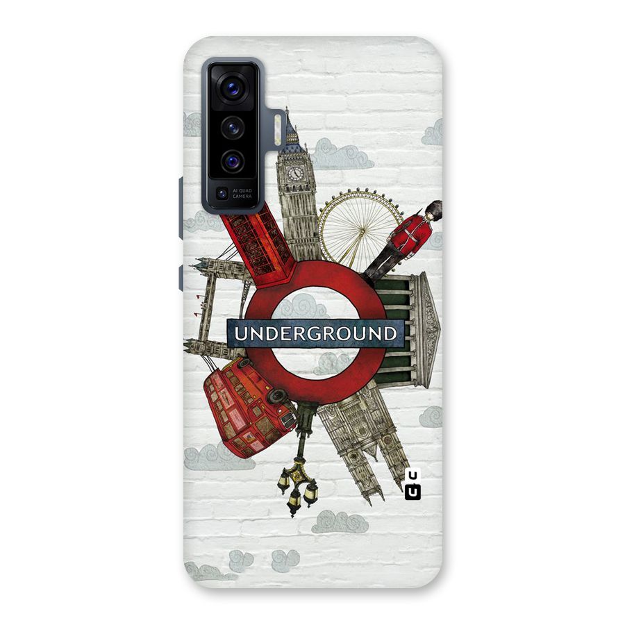 Underground Design Back Case for Vivo X50