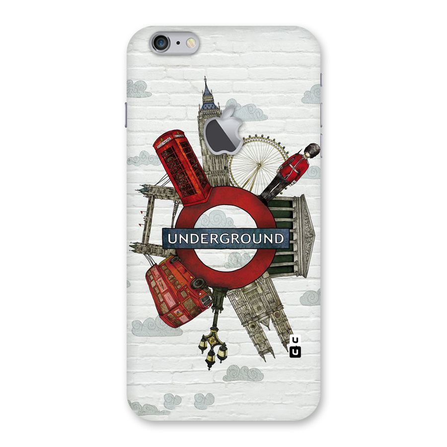 Underground Design Back Case for iPhone 6 Plus 6S Plus Logo Cut