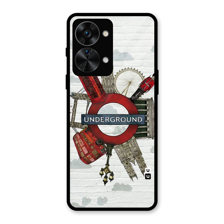 Underground Design Glass Back Case for OnePlus Nord 2T