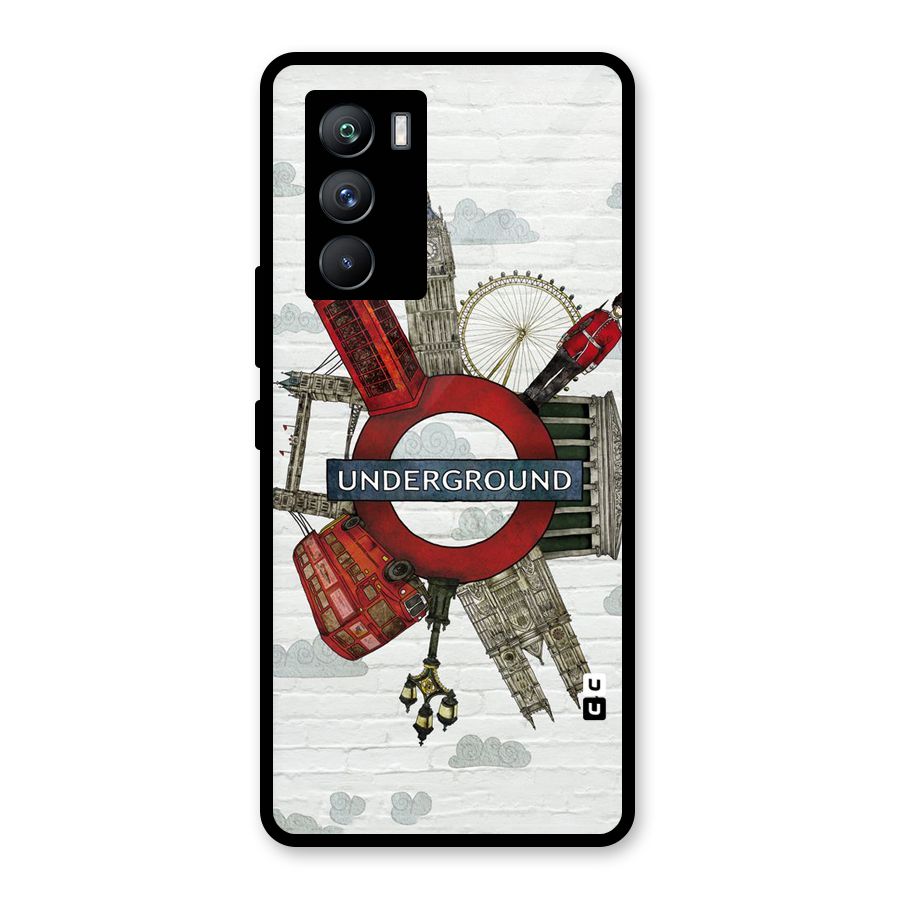 Underground Design Glass Back Case for Vivo iQOO 9 SE