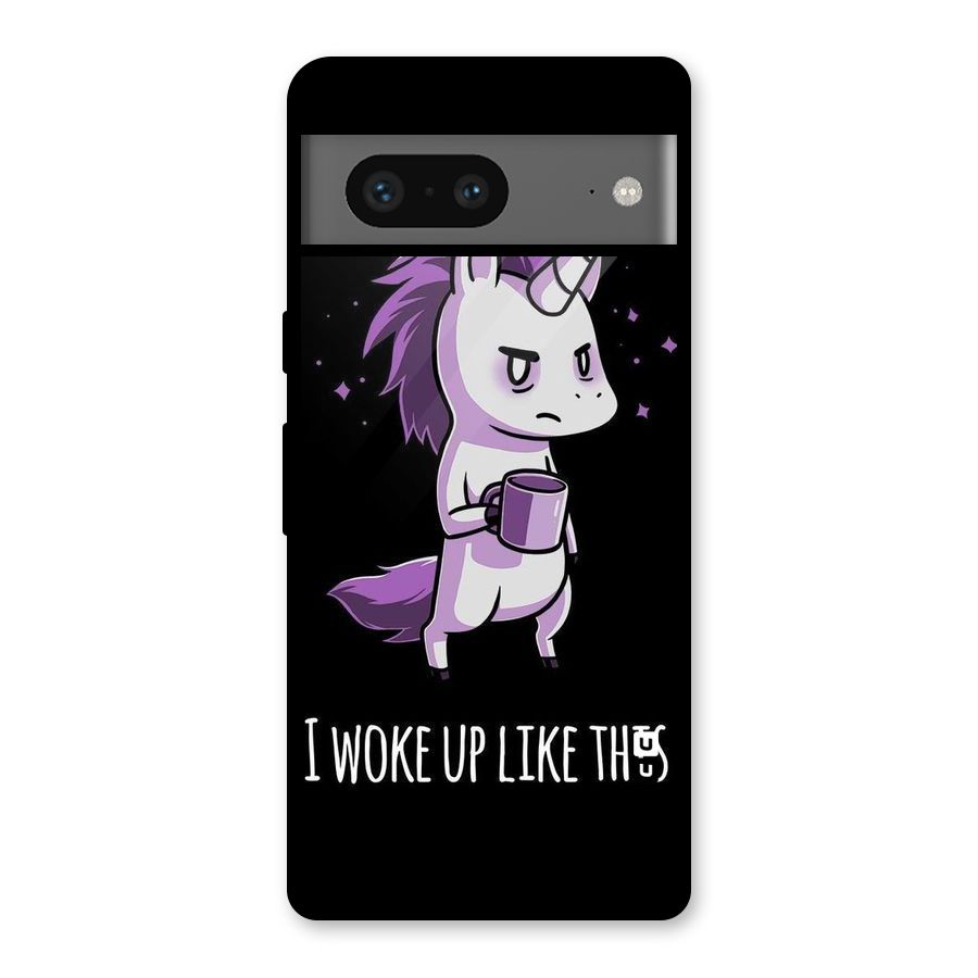 Unicorn Morning Glass Back Case for Google Pixel 7