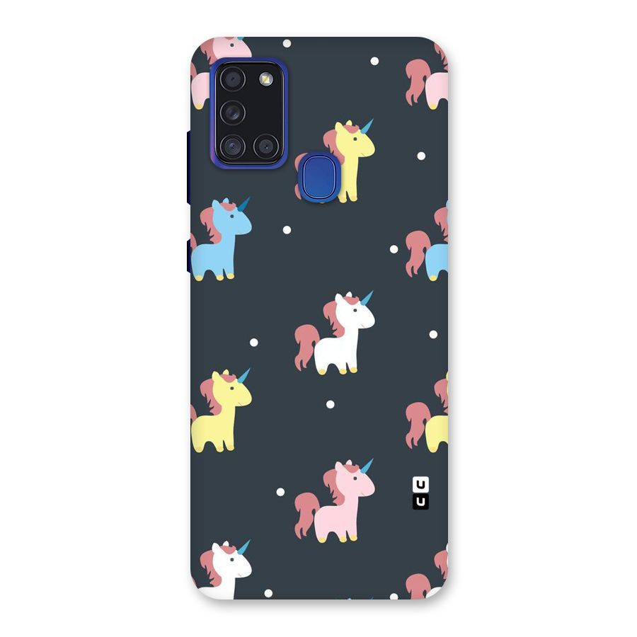 Unicorn Pattern Back Case for Galaxy A21s