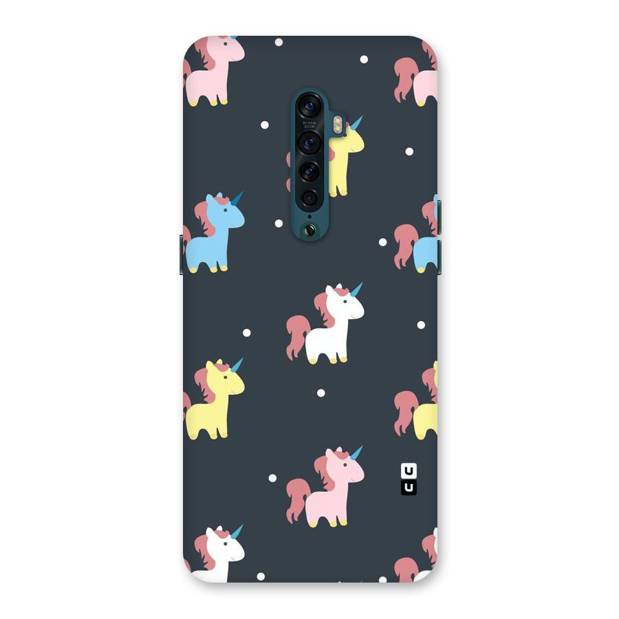 Unicorn Pattern Back Case for Oppo Reno2
