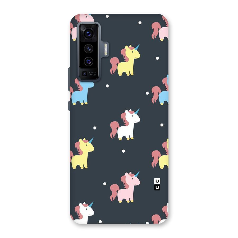 Unicorn Pattern Back Case for Vivo X50