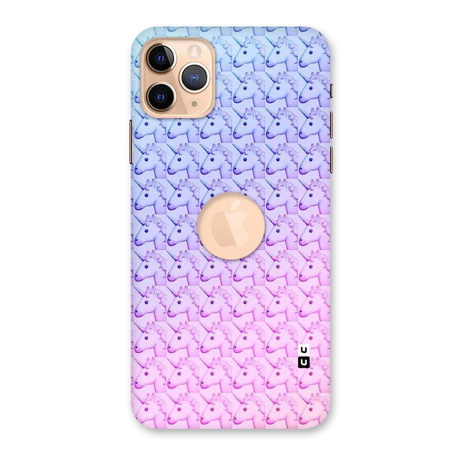 Unicorn Shade Back Case for iPhone 11 Pro Max Logo Cut