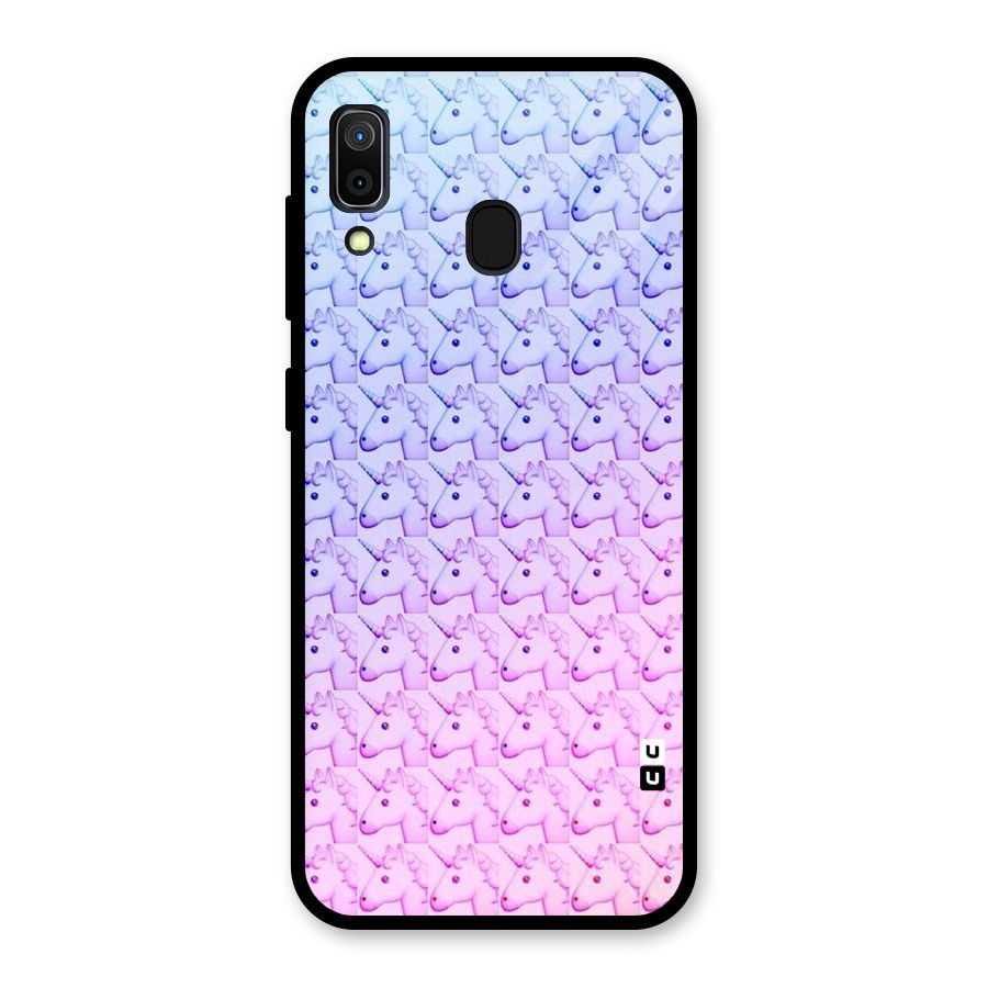 Unicorn Shade Glass Back Case for Galaxy A30