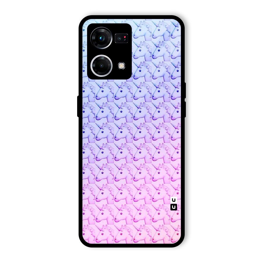 Unicorn Shade Glass Back Case for Oppo F21s Pro 4G