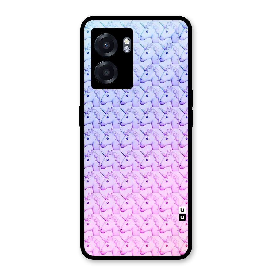 Unicorn Shade Glass Back Case for Oppo K10 (5G)