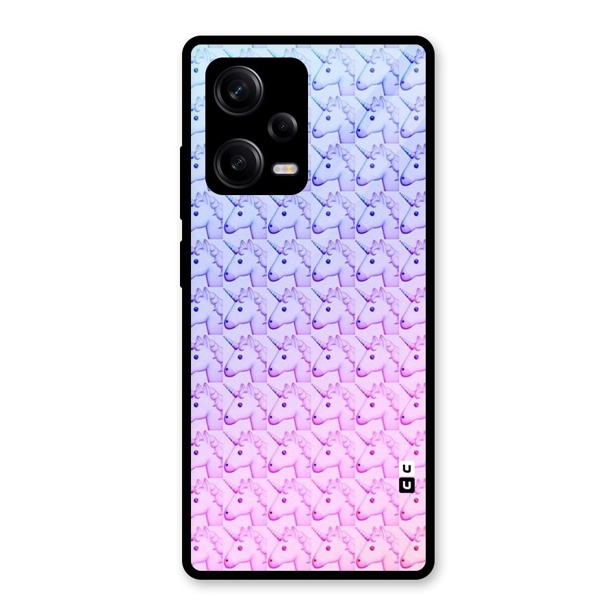 Unicorn Shade Glass Back Case for Redmi Note 12 Pro