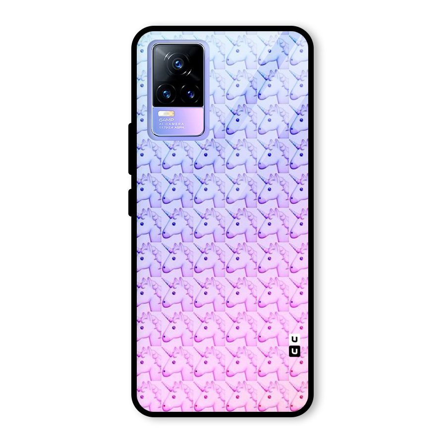 Unicorn Shade Glass Back Case for Vivo Y73