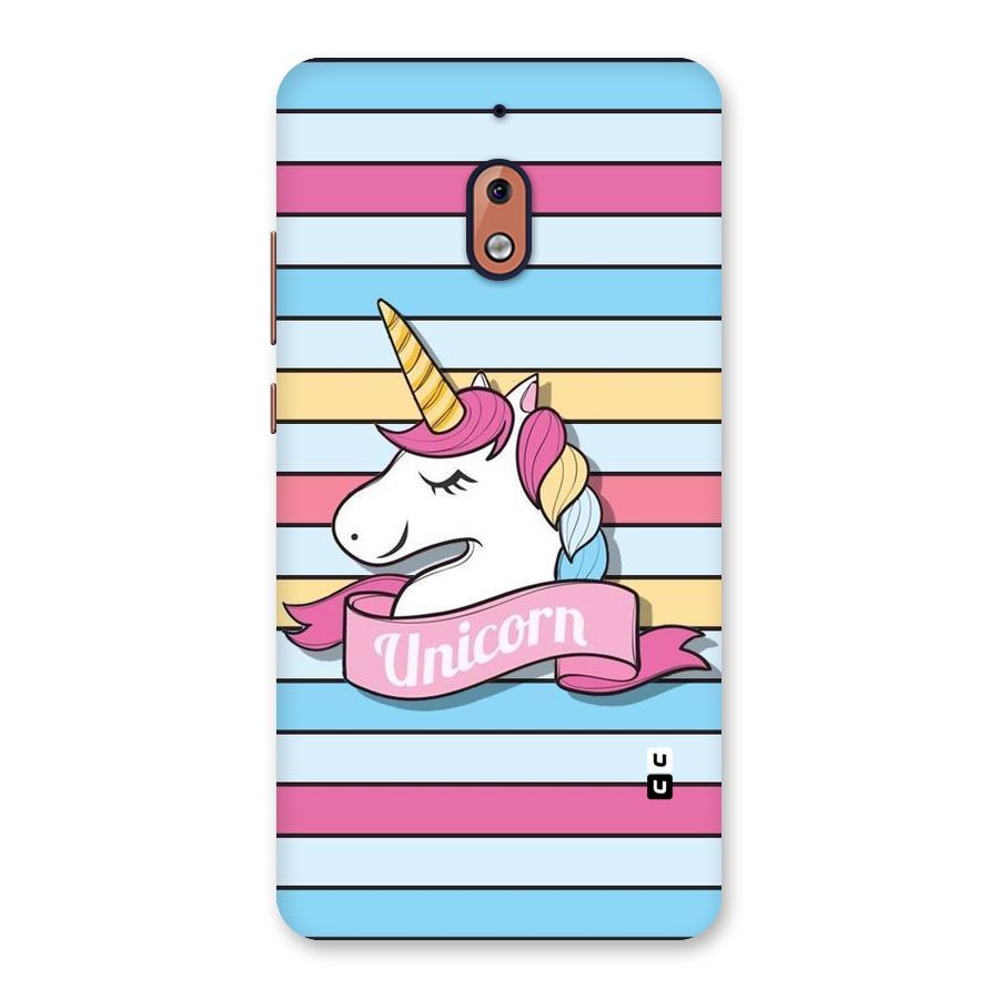 Unicorn Stripes Back Case for Nokia 2.1