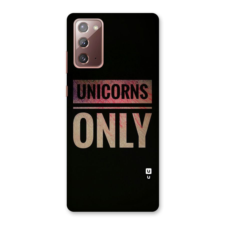 Unicorns Only Back Case for Galaxy Note 20
