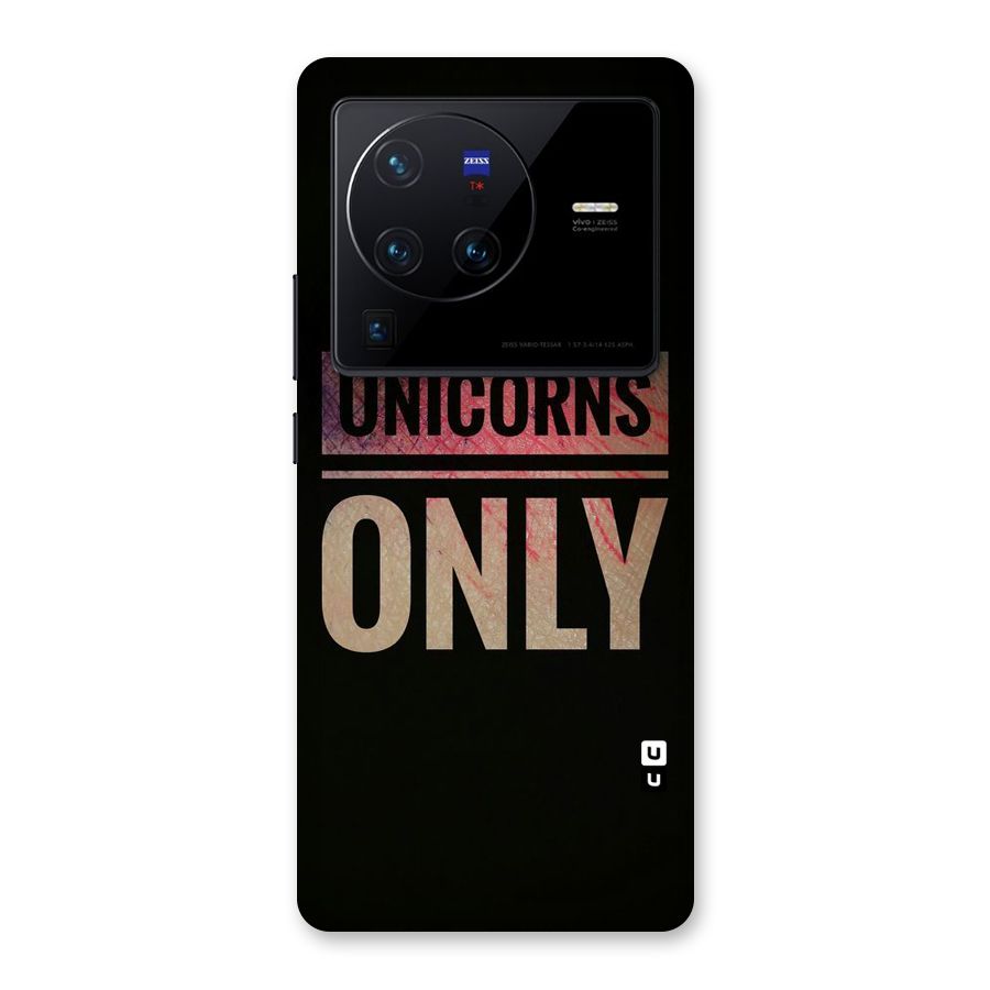 Unicorns Only Back Case for Vivo X80 Pro