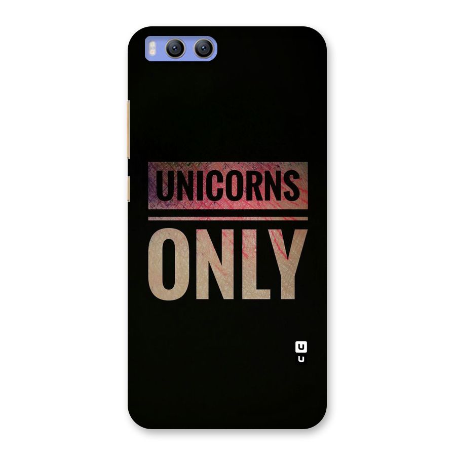 Unicorns Only Back Case for Xiaomi Mi 6