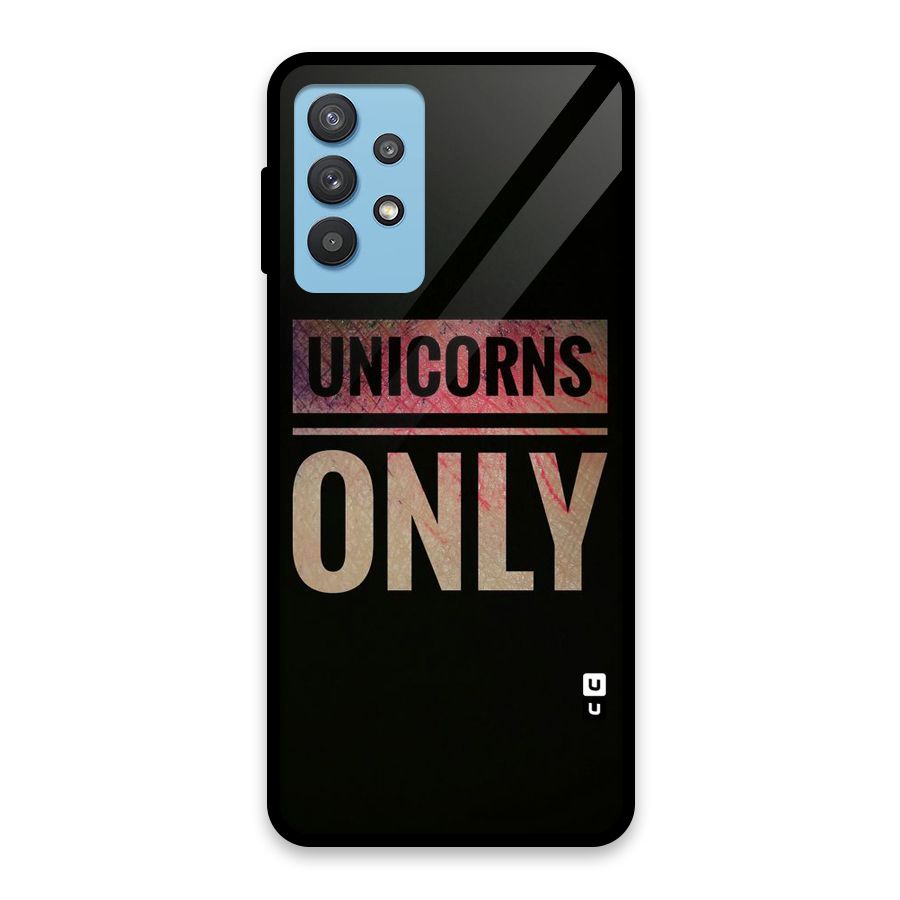 Unicorns Only Glass Back Case for Galaxy M32 5G