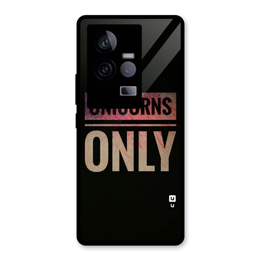 Unicorns Only Glass Back Case for Vivo iQOO 11 5G