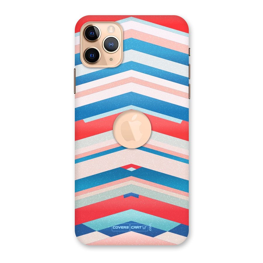 Unique Vibrant Colours Back Case for iPhone 11 Pro Max Logo Cut