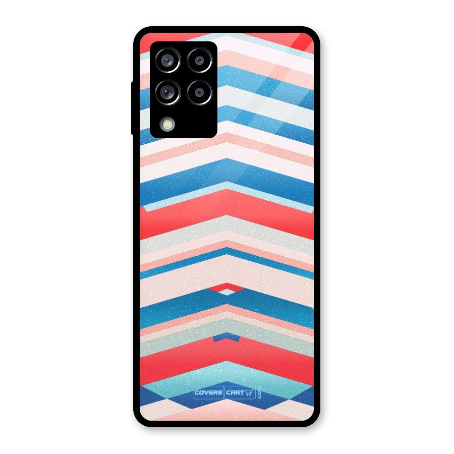 Unique Vibrant Colours Glass Back Case for Galaxy M53 5G