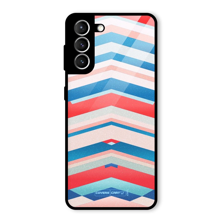 Unique Vibrant Colours Glass Back Case for Galaxy S21 5G