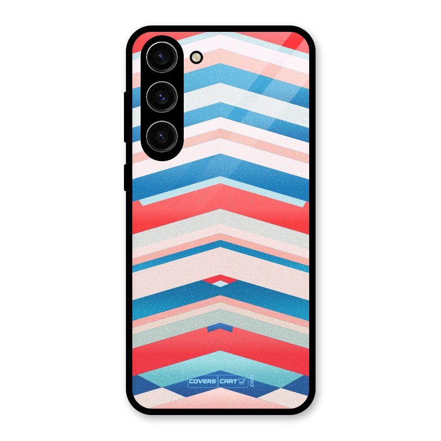 Unique Vibrant Colours Glass Back Case for Galaxy S23 Plus