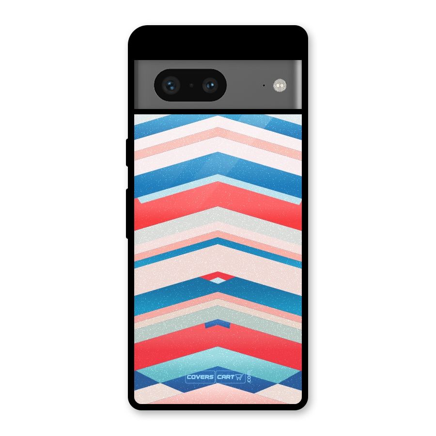 Unique Vibrant Colours Glass Back Case for Google Pixel 7