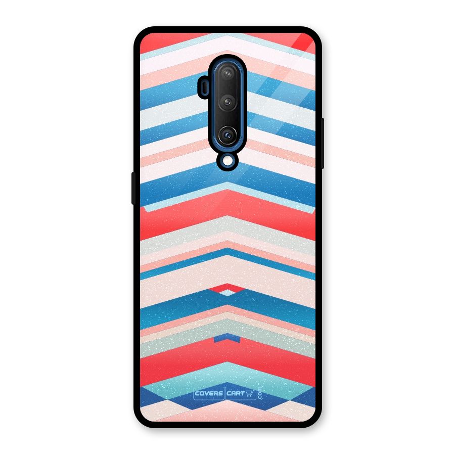 Unique Vibrant Colours Glass Back Case for OnePlus 7T Pro