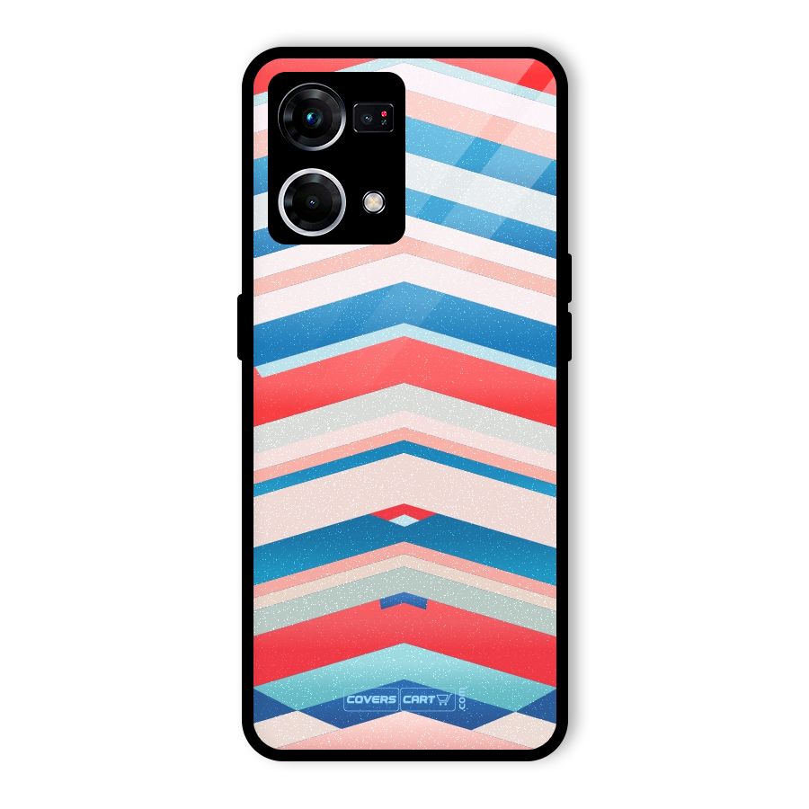 Unique Vibrant Colours Glass Back Case for Oppo F21s Pro 4G