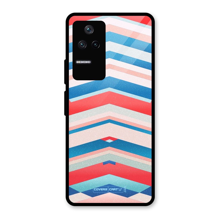 Unique Vibrant Colours Glass Back Case for Poco F4 5G