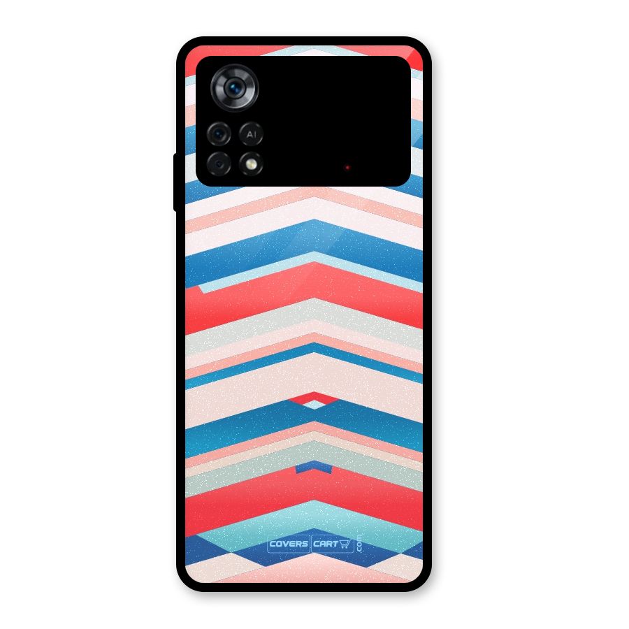 Unique Vibrant Colours Glass Back Case for Poco X4 Pro 5G