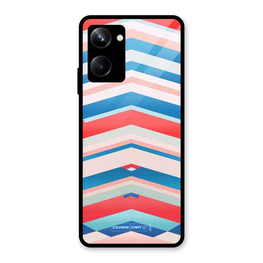 Unique Vibrant Colours Glass Back Case for Realme 10 Pro