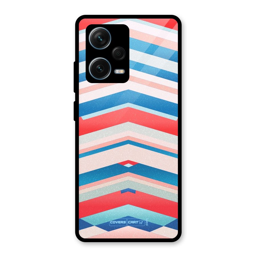 Unique Vibrant Colours Glass Back Case for Redmi Note 12 Pro Plus 5G