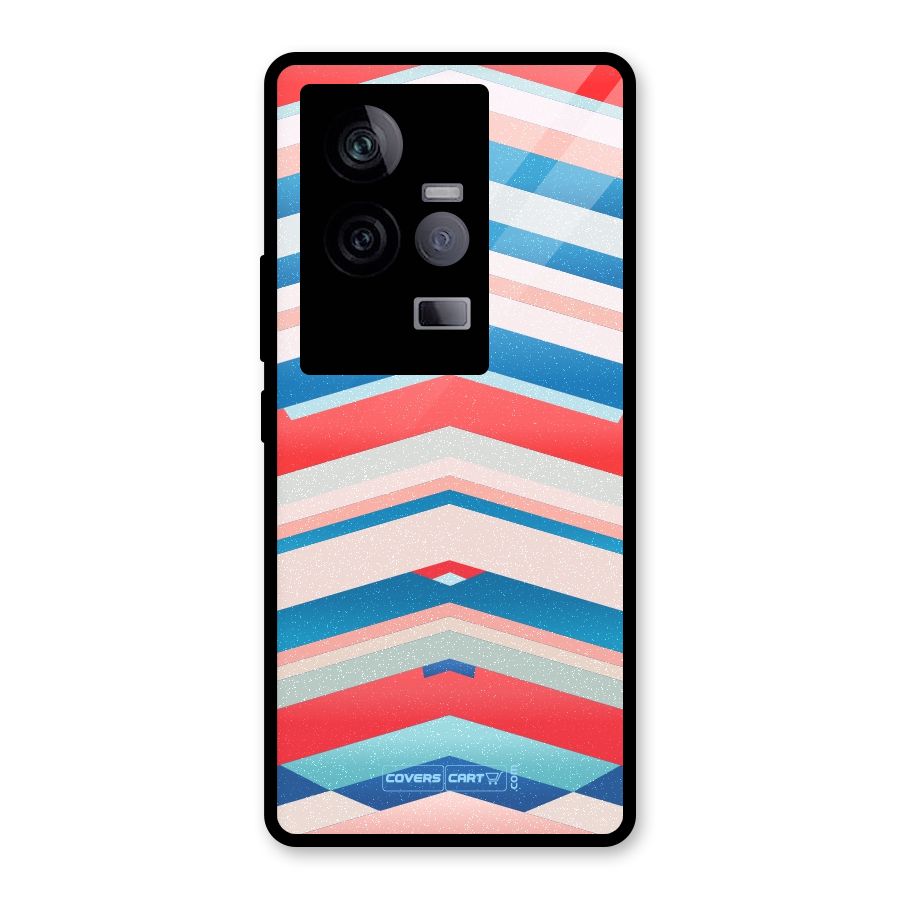 Unique Vibrant Colours Glass Back Case for Vivo iQOO 11 5G