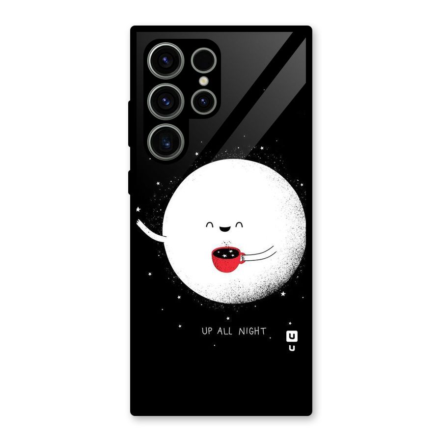 Up All Night Glass Back Case for Galaxy S23 Ultra