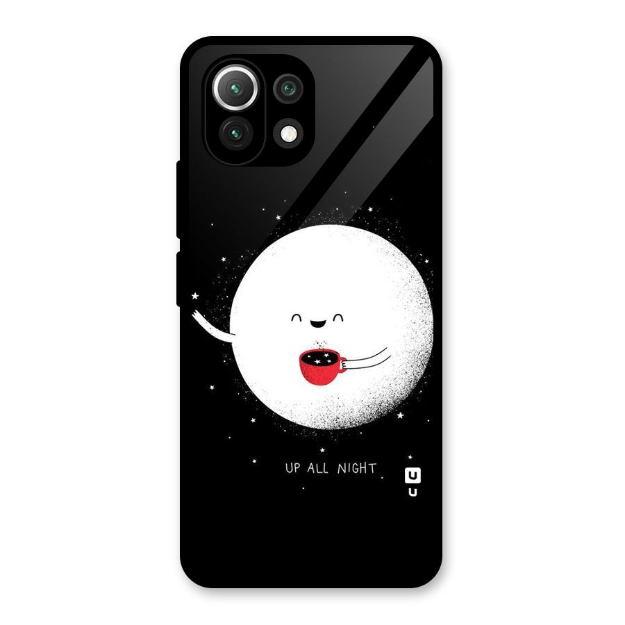 Up All Night Glass Back Case for Mi 11 Lite NE 5G