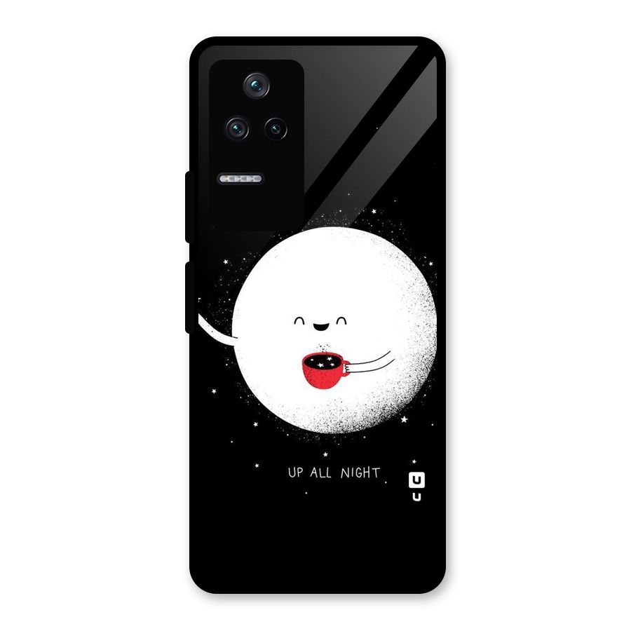 Up All Night Glass Back Case for Poco F4 5G