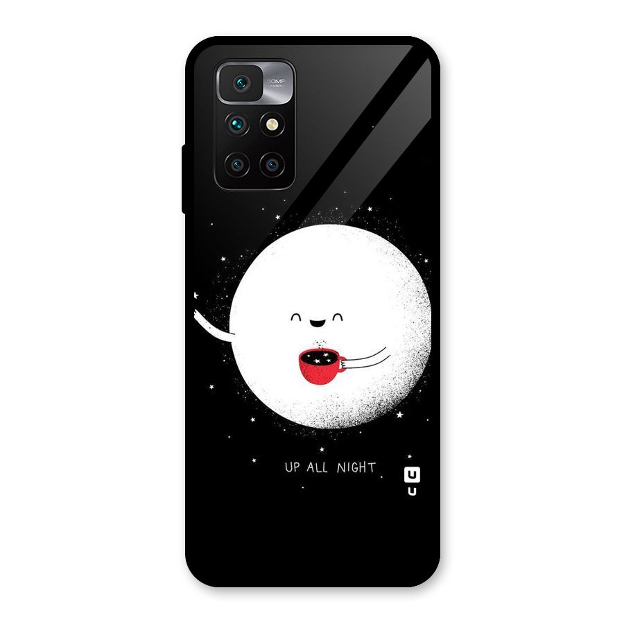 Up All Night Glass Back Case for Redmi 10 Prime