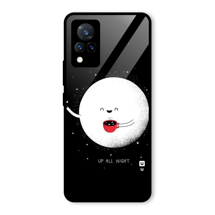 Up All Night Glass Back Case for Vivo V21 5G