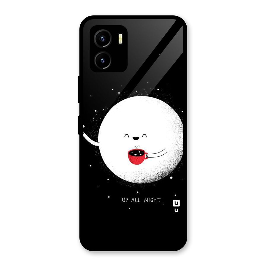 Up All Night Glass Back Case for Vivo Y15s