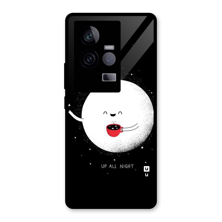 Up All Night Glass Back Case for Vivo iQOO 11 5G