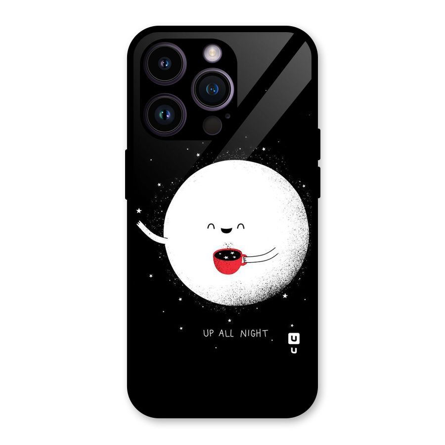 Up All Night Glass Back Case for iPhone 14 Pro